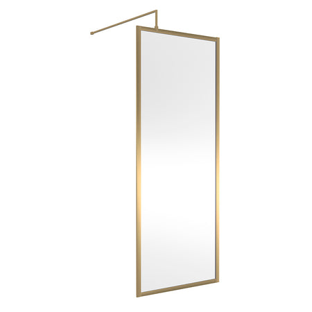 Nuie Full Outer Frame Wetroom Screen (7 sizes, 2 colours) - Brandnew Bathroom
