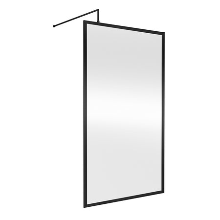 Nuie Full Outer Frame Wetroom 8mm Toughened Safety Glass Screen (8 sizes, 2 colours) -Brandnew Bathroom