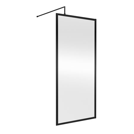 Nuie Full Outer Frame Wetroom 8mm Toughened Safety Glass Screen (8 sizes, 2 colours) -Brandnew Bathroom