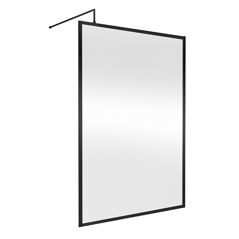 Nuie Full Outer Frame Wetroom Screen (7 sizes, 2 colours) - Brandnew Bathroom