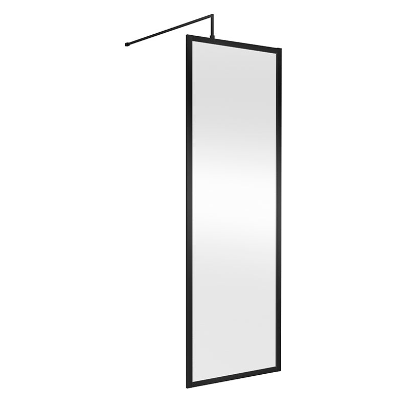 Nuie Full Outer Frame Wetroom Screen (7 sizes, 2 colours) - Brandnew Bathroom