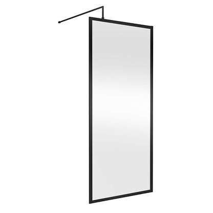 Nuie Full Outer Frame Wetroom Screen (7 sizes, 2 colours) - Brandnew Bathroom