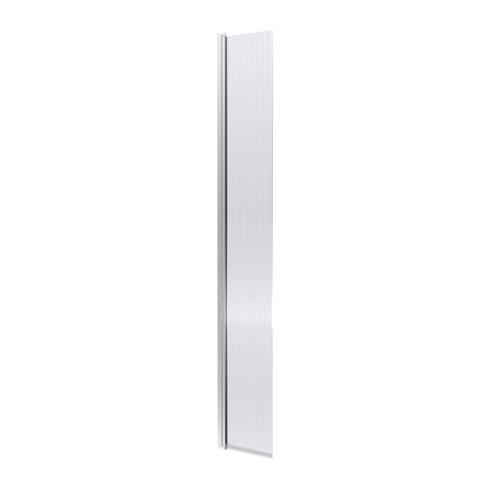 Nuie Deco Hinged Flipper Screen (300mm, Chrome) - Brandnew Bathroom
