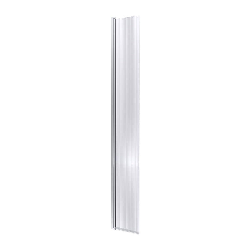 Nuie Deco Hinged Flipper Screen (300mm, Chrome) - Brandnew Bathroom