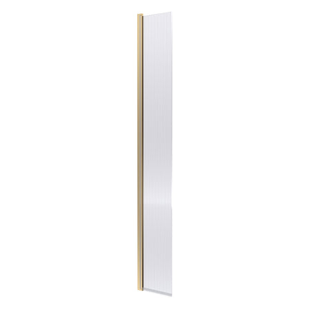 Nuie Fluted Hinged Flipper Screen (3 colours) - Brandnew Bathroom