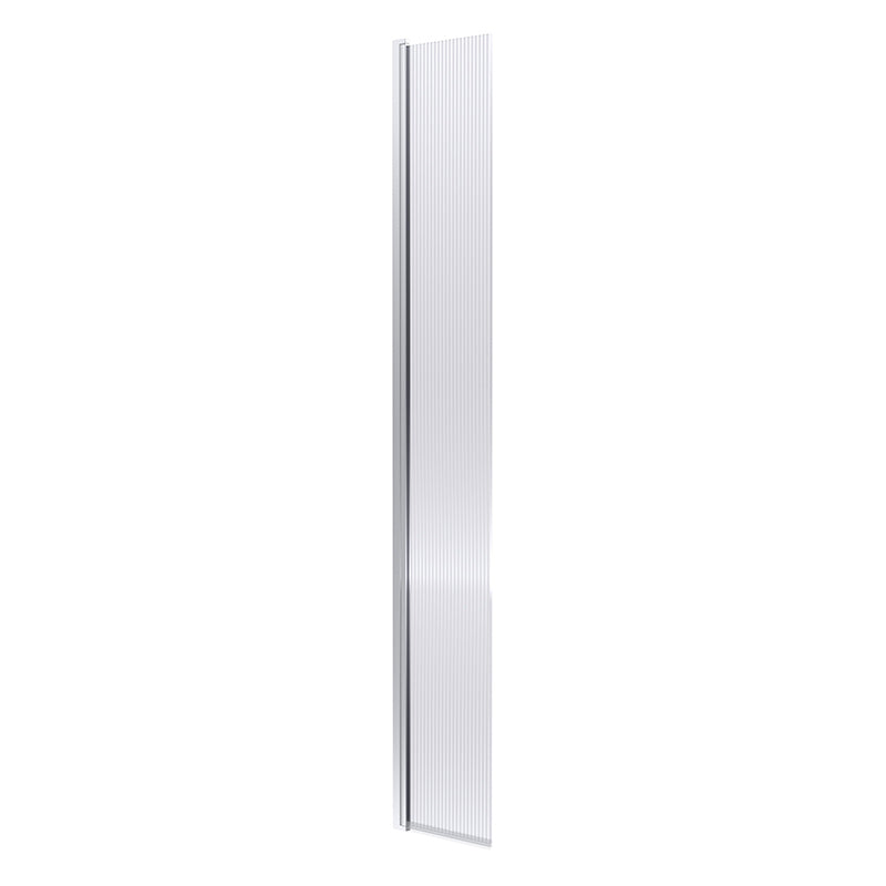 Nuie Fluted Hinged Flipper Screen (3 colours) - Brandnew Bathroom