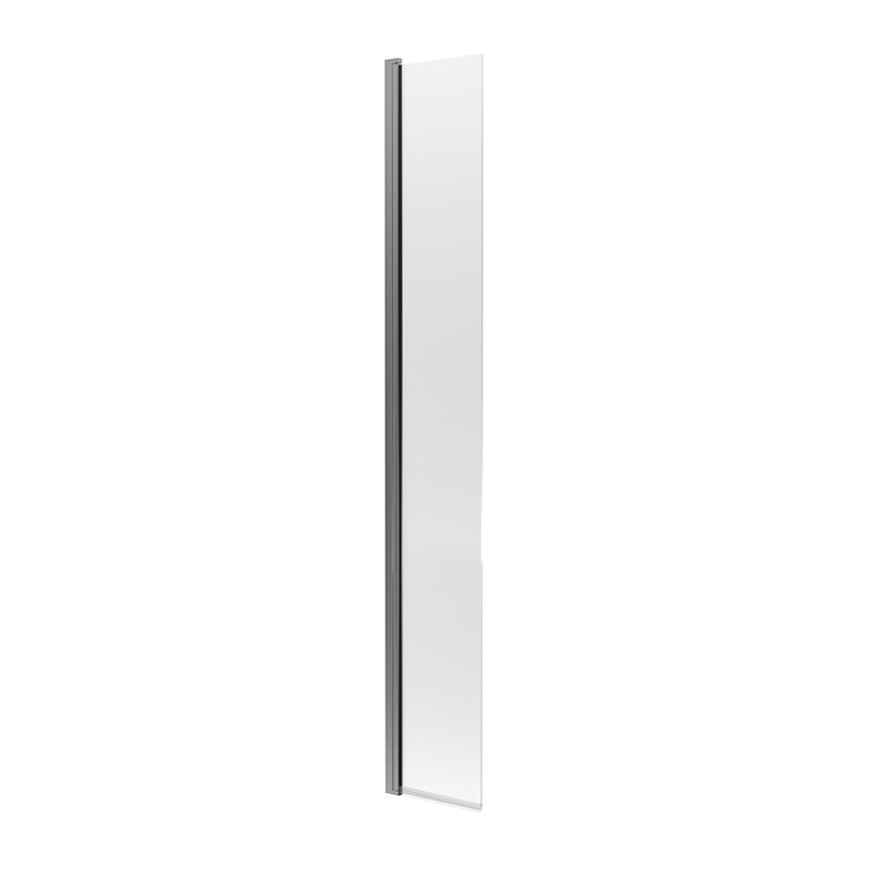 Nuie Hinged Return Screen (1 size, Brushed Pewter) - Brandnew Bathroom