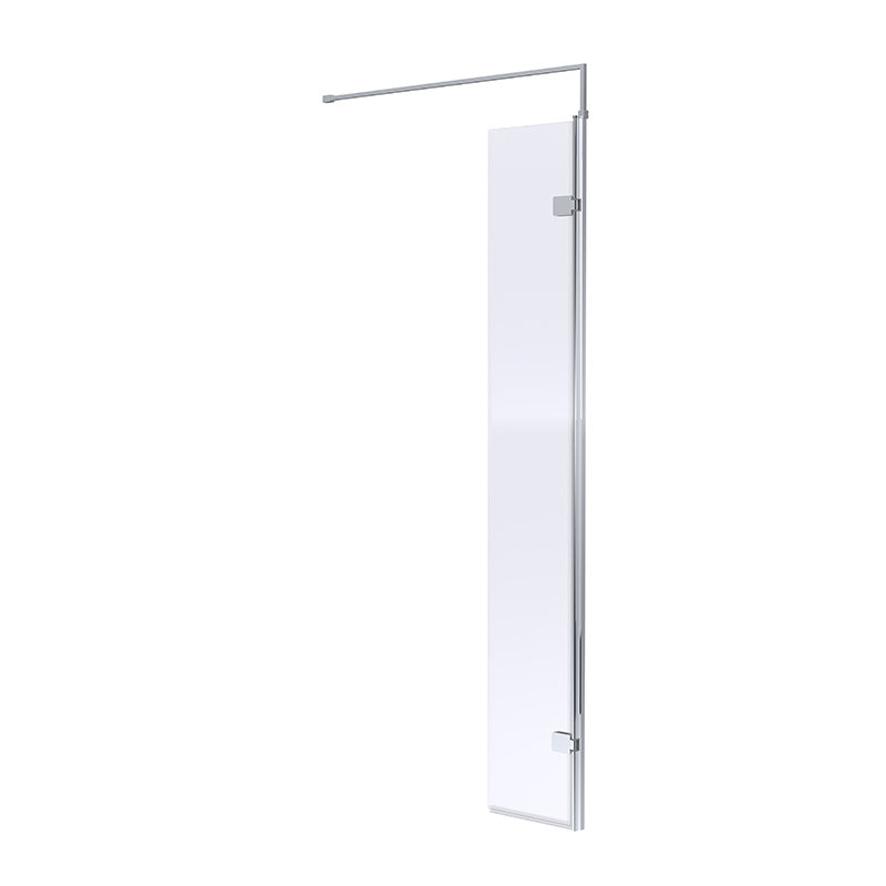 Nuie Wetroom Hinged Screen (2 sizes, Chrome) - Brandnew Bathroom
