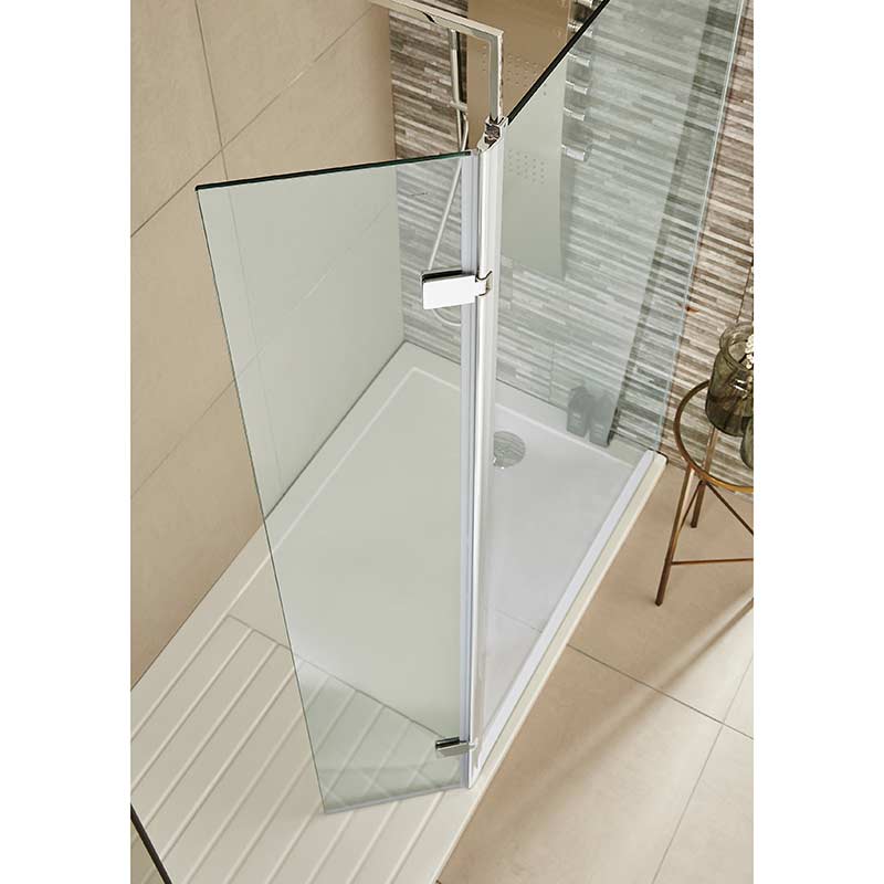 Nuie Wetroom Swing Screen (3 colours) - Brandnew Bathroom