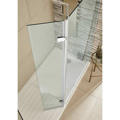 Nuie Wetroom Swing Screen (3 colours) - Brandnew Bathroom