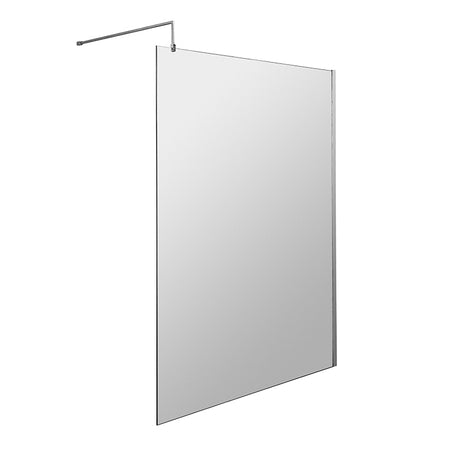 Nuie Wetroom Screen & Support Bar (7 sizes, Polished Chrome) - Brandnew Bathroom