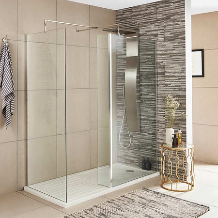 Nuie Wetroom Return Screen (3 colours) - Brandnew Bathroom