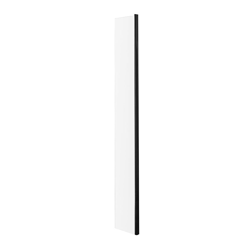 Nuie Wetroom Return Screen (1 size, Matt Black) - Brandnew Bathroom