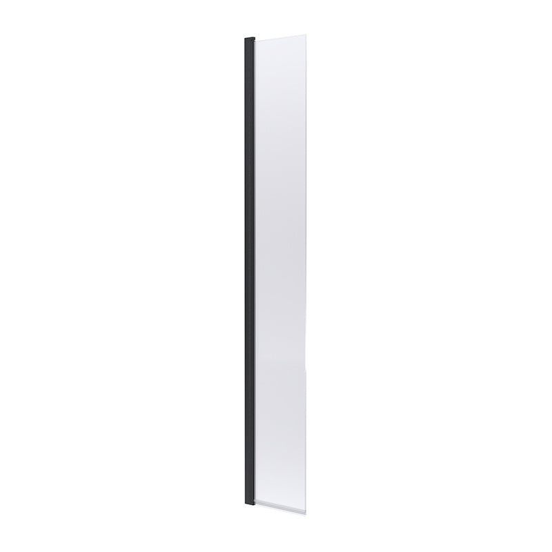 Nuie Wetroom Swing Screen (2 sizes, Matt Black) - Brandnew Bathroom