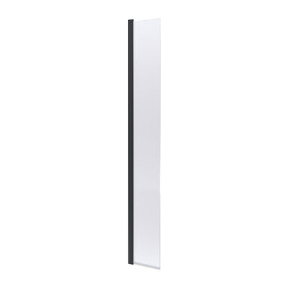 Nuie Wetroom Swing Screen (2 sizes, Matt Black) - Brandnew Bathroom
