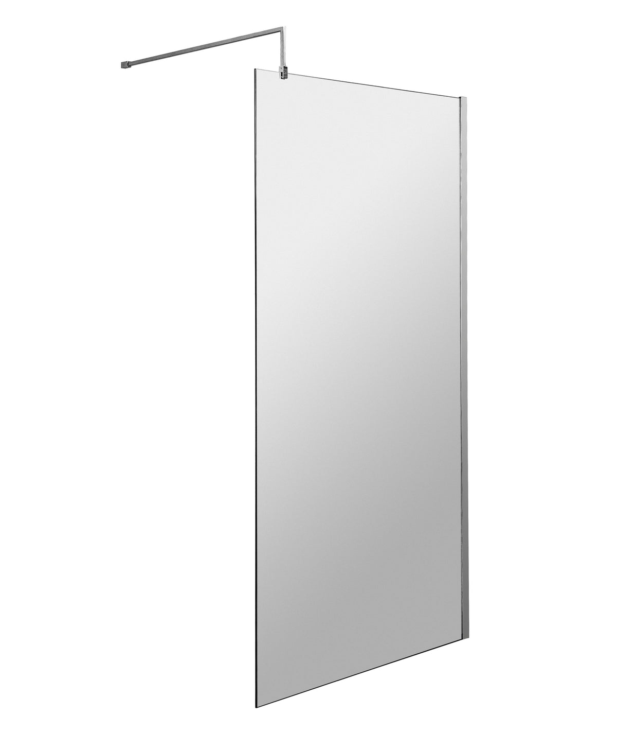Nuie Wetroom Screen & Support Bar (8 sizes, Chrome) - Brand New Bathrooms