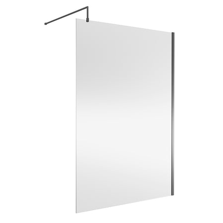 Nuie Wetroom Screen (8 sizes, Brushed Pewter) - Brandnew Bathroom