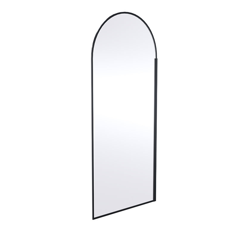Nuie Arched Wetroom Screen 8mm Glass (2 sizes, Matt Black) - Brandnew Bathroom