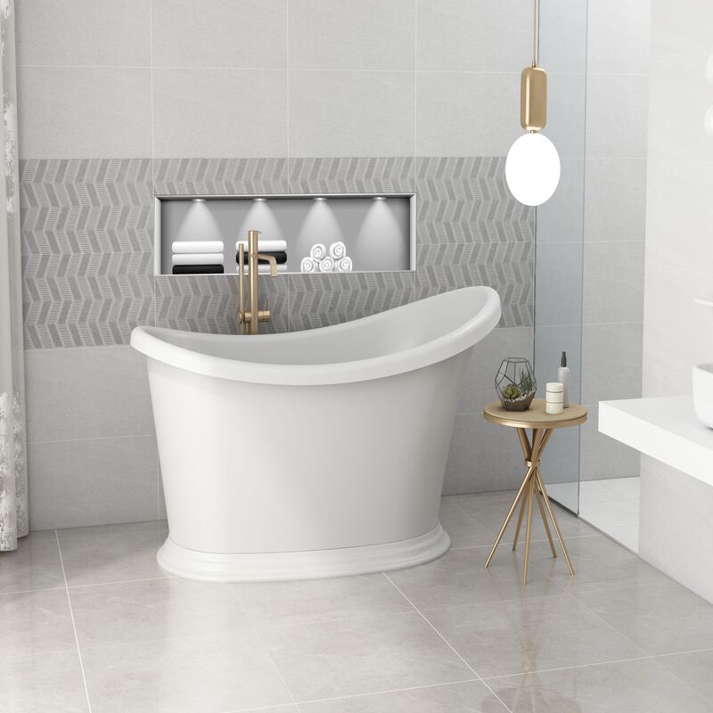 Brand New Bathrooms Jean Freestanding Acrylic Bathtub (1 size, any colour) - Brand New Bathrooms