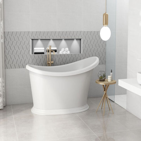 Brand New Bathrooms Jean Freestanding Acrylic Bathtub (1 size, any colour) - Brand New Bathrooms
