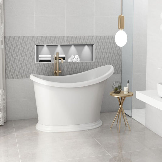 Brand New Bathrooms Jean Freestanding Acrylic Bathtub (1 size, any colour) - Brand New Bathrooms