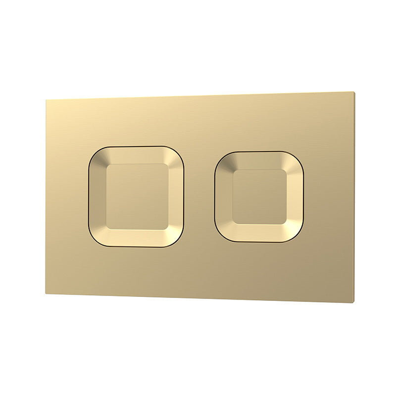 Nuie Square Dual Flush Push Button (1 size, 3 colours) - Brand New Bathrooms